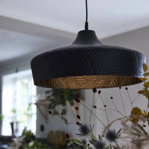 PR Home Ribble hanglamp mat zwart Ø 45cm