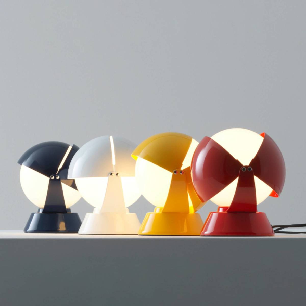 STILNOVO Buonanotte LED tafellamp, rood