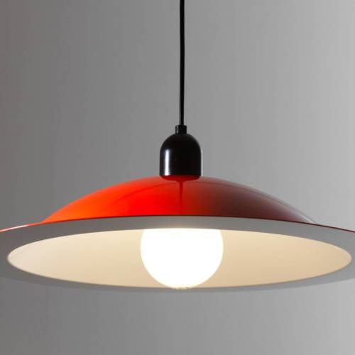 STILNOVO Lampiatta LED hanglamp, Ø 50cm, koraal