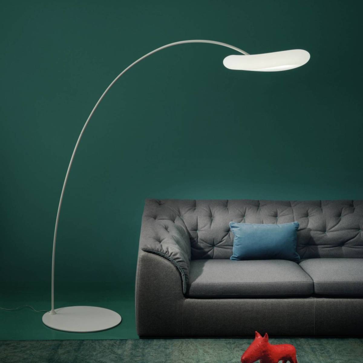 STILNOVO Mr. Magoo LED booglamp, dimbaar, Ra90