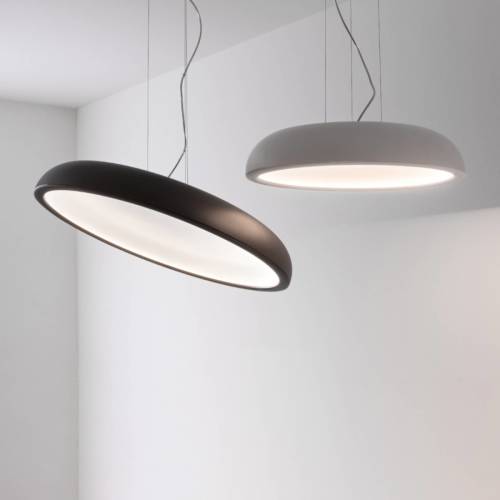 STILNOVO Reflexio LED hanglamp, Ø65cm, wit