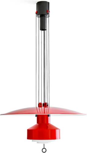 STILNOVO Saliscendi LED hanglamp, rood