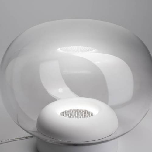 STILNOVO La Mariée LED tafellamp transparant/wit
