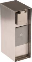 PRIOS Smart contactdooszuil WLAN 23cm rvs Tuya
