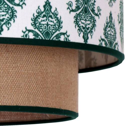 Duolla Hanglamp Hampton Boho groen ornament/jute