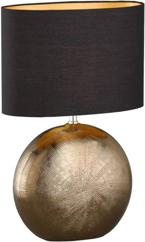 Fischer & Honsel Foro tafellamp, Bronz, hoogte 53 cm