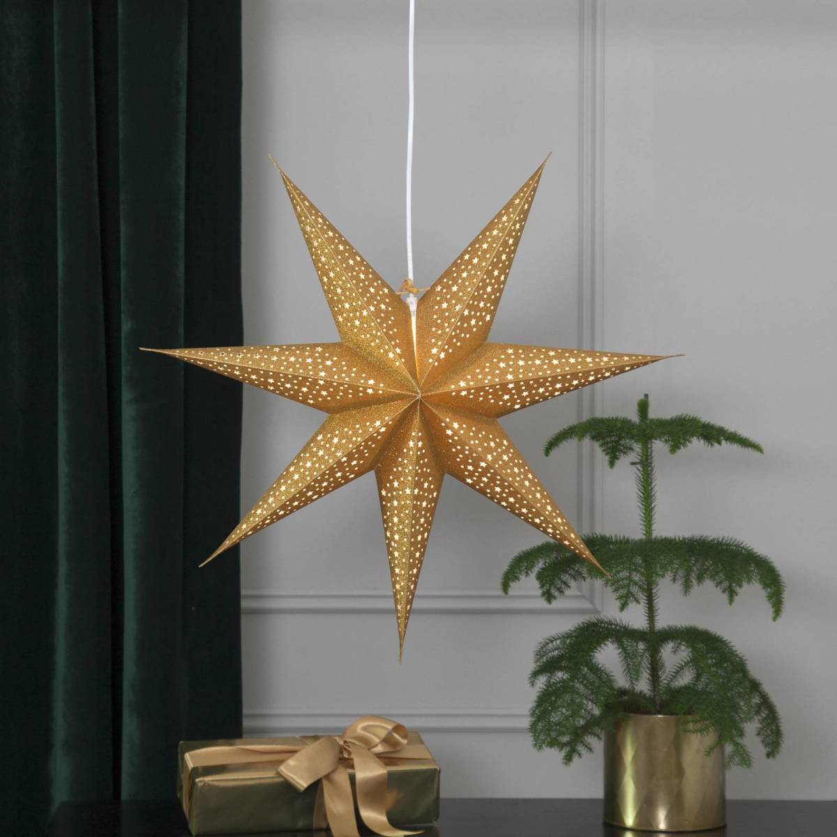 STAR TRADING Papieren ster Blinka zonder verlichting, Ø 60 cm