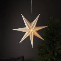 STAR TRADING Papieren ster Point zonder verlichting wit Ø 60 cm