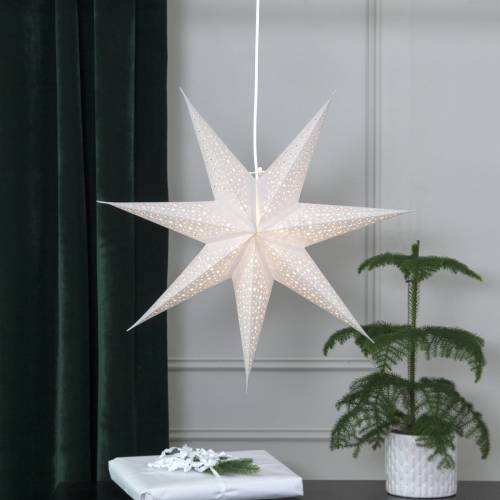 STAR TRADING Blinka papieren ster zonder verlichting Ø 60 cm, wit