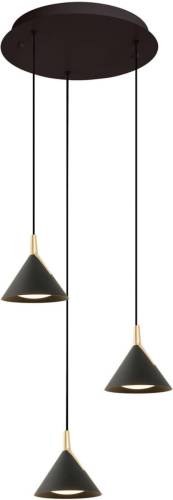 Viokef LED hanglamp Jolly, 3-lamps, rond