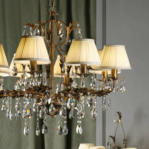 ONLI Kroonluchter KAREN 8-lamps Bronz