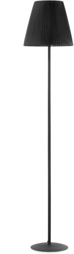 ONLI Vloerlamp Loris, zwart, kap zwart