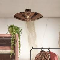Good & Mojo Good & Mojo Iguazu plafondlamp Ø55cm Natur/zwart