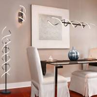 Trio Lighting Sequence LED wandlamp, dimbaar, CCT, aluminium