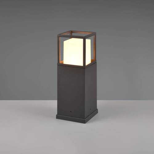 Trio Lighting Witham LED sokkellamp, antraciet, CCT
