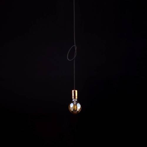 Nowodvorski Lighting Hanglamp Cable, zwart/koper, 1-lamp