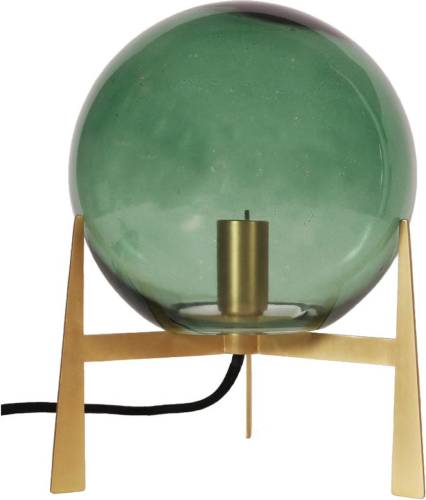 PR Home Milla tafellamp hoogte 28 cm goud/groen