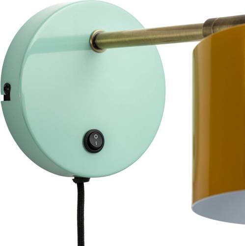 Dyberg Larsen Ocean wandlamp curry messing