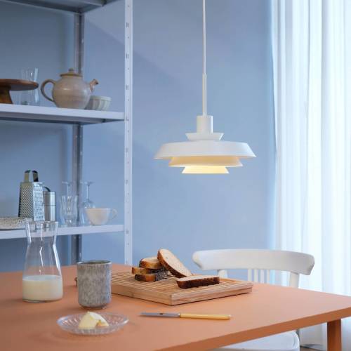 Dyberg Larsen DL30 hanglamp Ø 30 cm, wit