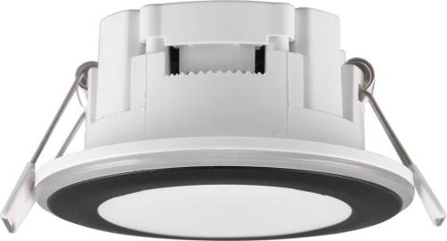 Trio Lighting LED downlight Argus RGBW afstandsbed. Ø8cm zwart