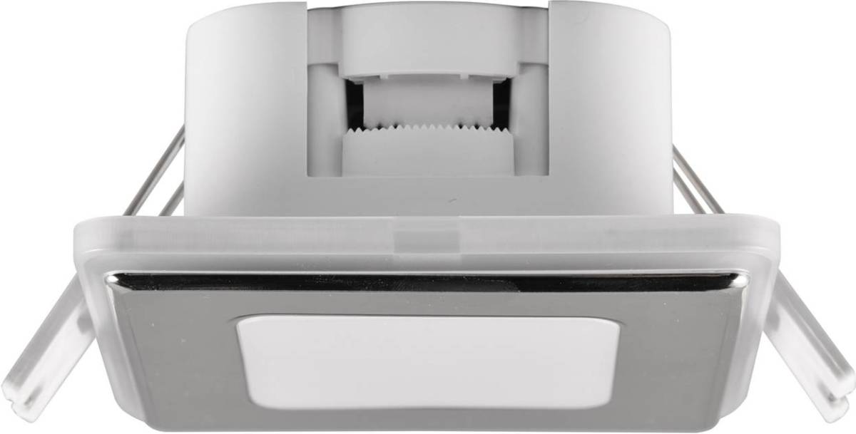 Trio Lighting LED inbouwlamp Nimbus IP44 8,5x8,5cm 830 chroom