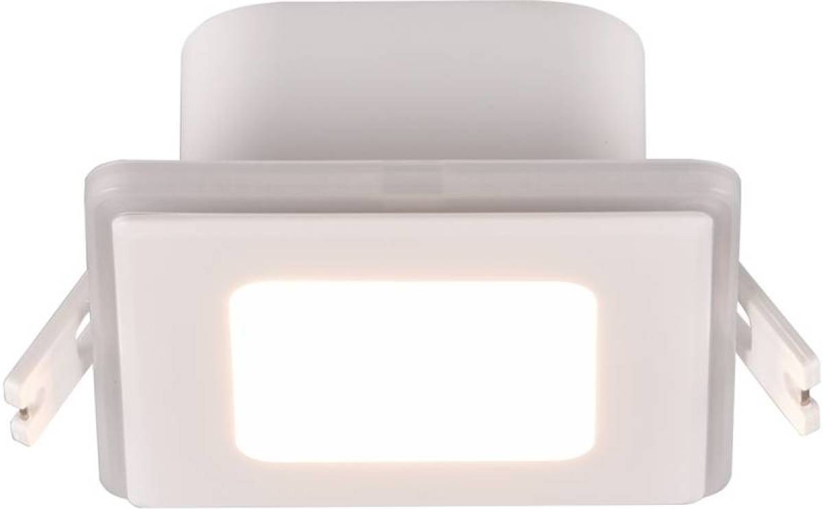 Trio Lighting LED inbouwlamp Nimbus IP44 8,5x8,5cm 830 wit