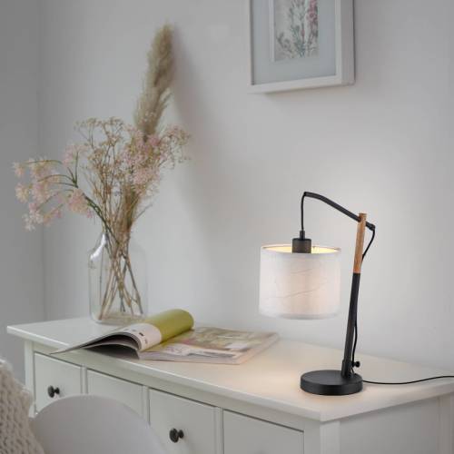 JUST LIGHT. Green Sofie tafellamp met papieren kap