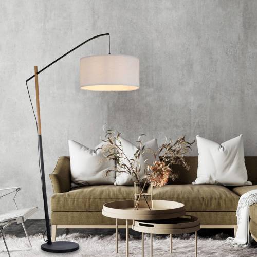 JUST LIGHT. Green Sofie vloerlamp met papieren kap