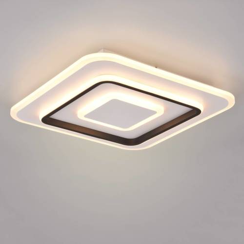 Reality Leuchten LED plafondlamp Jora hoekig, 39,5 x 39,5 cm