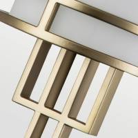FEISS Wandlamp Fusion 1, messing naturel