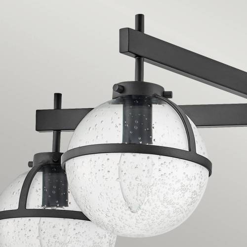 HINKLEY Plafondlamp Hollis, 5-lamps, zwart/helder