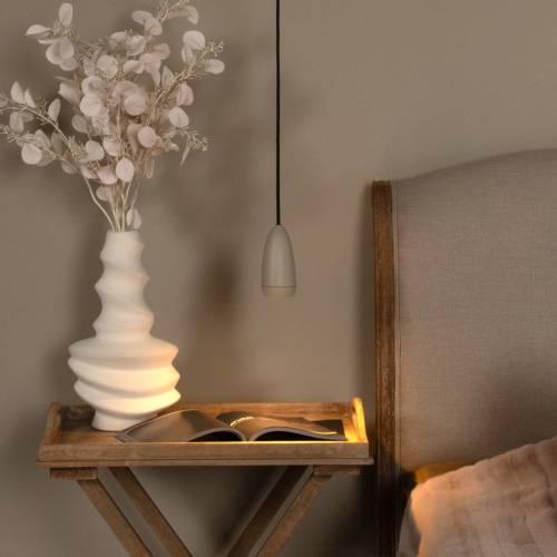 Lucide Hanglamp Evora, 1-lamp, taupe