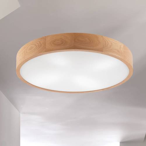 Envostar Kerio plafondlamp, Ø57,5cm, eiken naturel