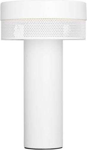 HELL LED tafellamp Mesh accu, hoogte 24 cm, wit