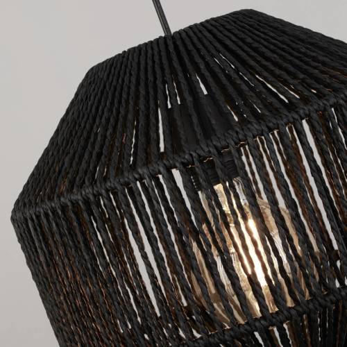 Searchlight Hanglamp Wicker, 3-lamps