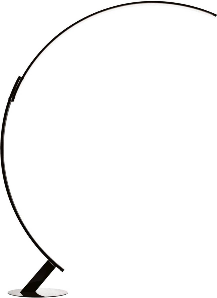 Kundalini Kyudo LED vloerlamp, zwart