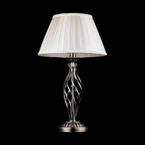 Maytoni Grace tafellamp 1-lamp messing/beige