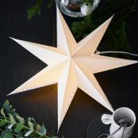 Markslöjd Lively decoratieve ster, hangend, wit, Ø 60 cm