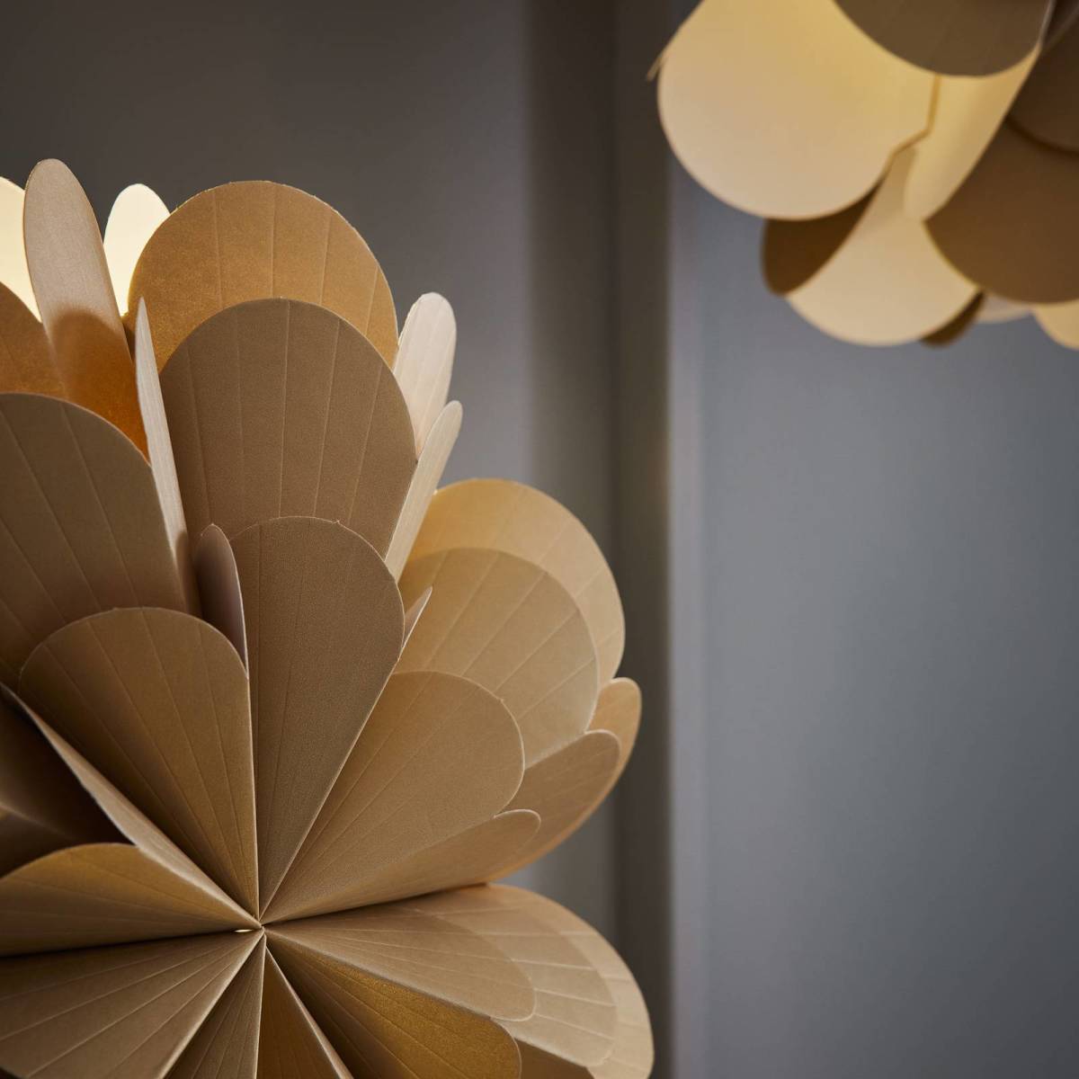 Markslöjd Staande ster Maravilla, goud/zwart Hoogte 68 cm