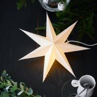 Markslöjd Lively decoratieve ster, hangend, wit, Ø 45 cm