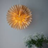 Markslöjd Decoratie ster Solina, hangend, amber, Ø 60 cm