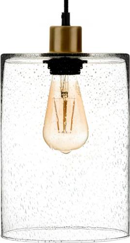 Solbika Lighting Hanglamp Soda, 3-lamps, glazen kap helder