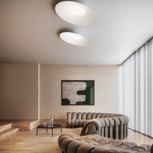 Kundalini LED design-plafondlamp Kate Ø 90 cm wit 2700 K