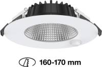 THE LIGHT GROUP SLC Shift LED downlight Ø 18cm wit met sensor