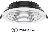THE LIGHT GROUP SLC Shift LED inbouwspot Ø 22,8cm CCT, wit