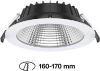 THE LIGHT GROUP SLC Shift LED inbouwspot Ø 19cm CCT, wit