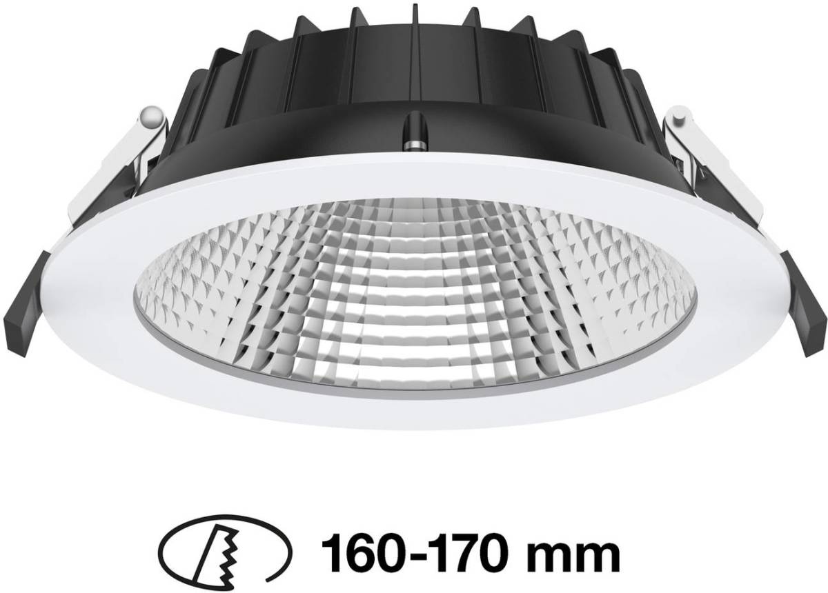 THE LIGHT GROUP SLC Shift LED inbouwspot Ø 19cm CCT, wit