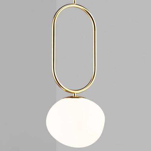 DFTP by Nordlux Hanglamp Shapes 22, wit/messing, Ø 22 cm