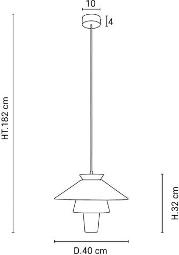 Market Set Hanglamp Ruche, Ø 40 cm, wit