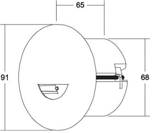 Brumberg Adapt Wall LED inbouwspot, mat wit